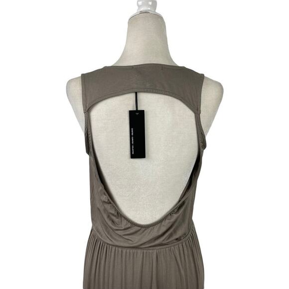 NWT Lulus Surplice Sleeveless Maxi Dress with Side Slit Cutout Back Size Small - Picture 7 of 15